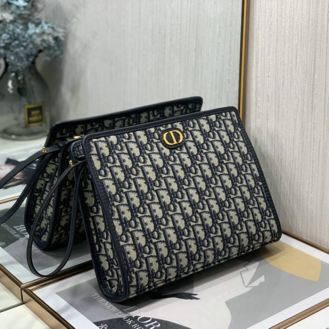 クリスチャンディオール 2025年 30 モンテーニュ ポーチ CHRISTIAN DIOR クラッチバッグ ストラップ付き 手持ちかばん - 画像 (2)
