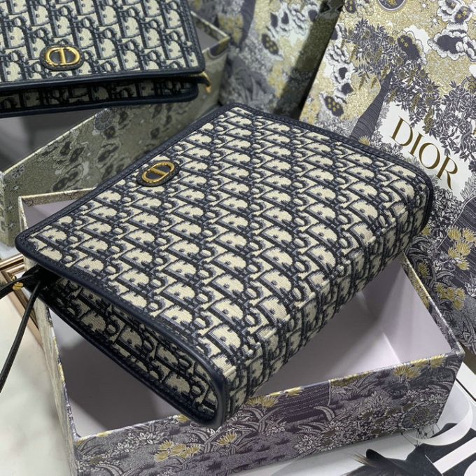クリスチャンディオール 2025年 30 モンテーニュ ポーチ CHRISTIAN DIOR クラッチバッグ ストラップ付き 手持ちかばん - 画像 (5)