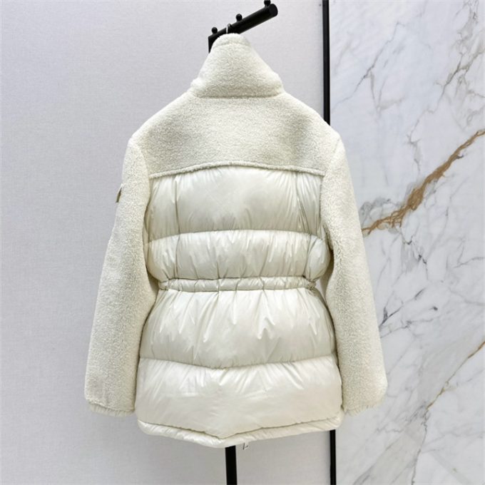 モンクレール ロングスリーブ ダウン 2025年 MONCLER ウール ジップジャケット アウターコート レディース - 画像 (2)