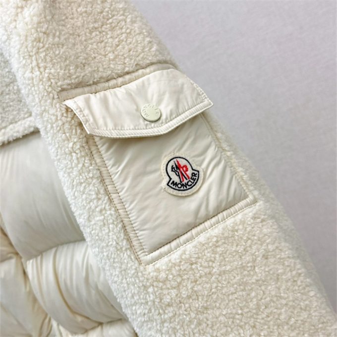 モンクレール ロングスリーブ ダウン 2025年 MONCLER ウール ジップジャケット アウターコート レディース - 画像 (6)