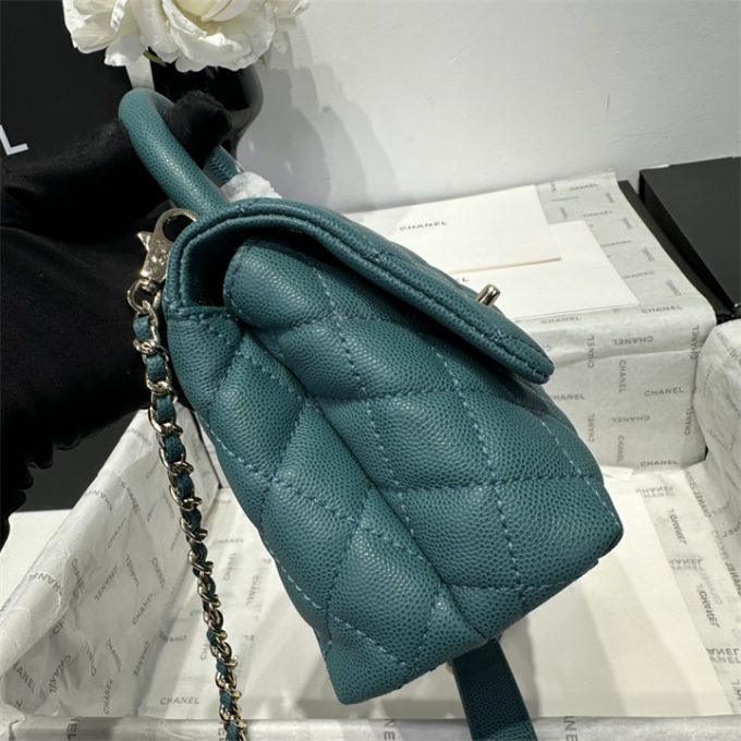 シャネル トップハンドルバッグ CHANEL ミニ トートバッグ ショルダーバッグ レディース - 画像 (3)