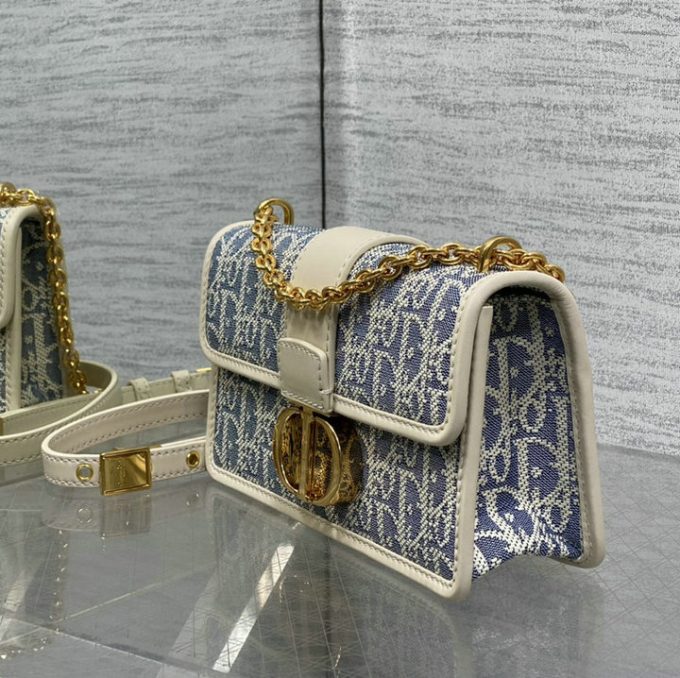 クリスチャンディオール 2025年 30 モンテーニュ イーストウエスト CHRISTIAN DIOR チェーンポーチ ショルダーバッグ オブリークジャカード - 画像 (3)