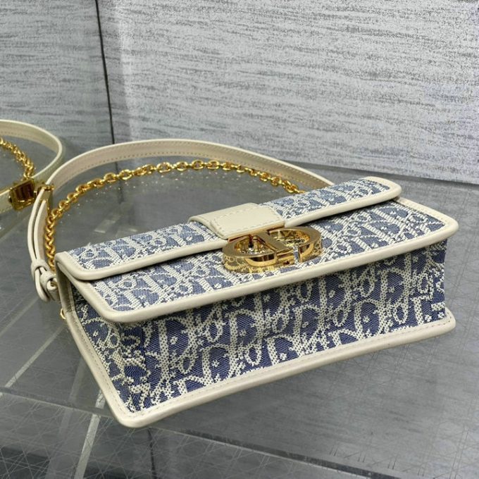 クリスチャンディオール 2025年 30 モンテーニュ イーストウエスト CHRISTIAN DIOR チェーンポーチ ショルダーバッグ オブリークジャカード - 画像 (5)