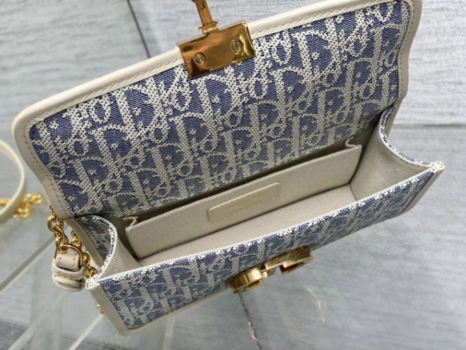 クリスチャンディオール 2025年 30 モンテーニュ イーストウエスト CHRISTIAN DIOR チェーンポーチ ショルダーバッグ オブリークジャカード - 画像 (6)