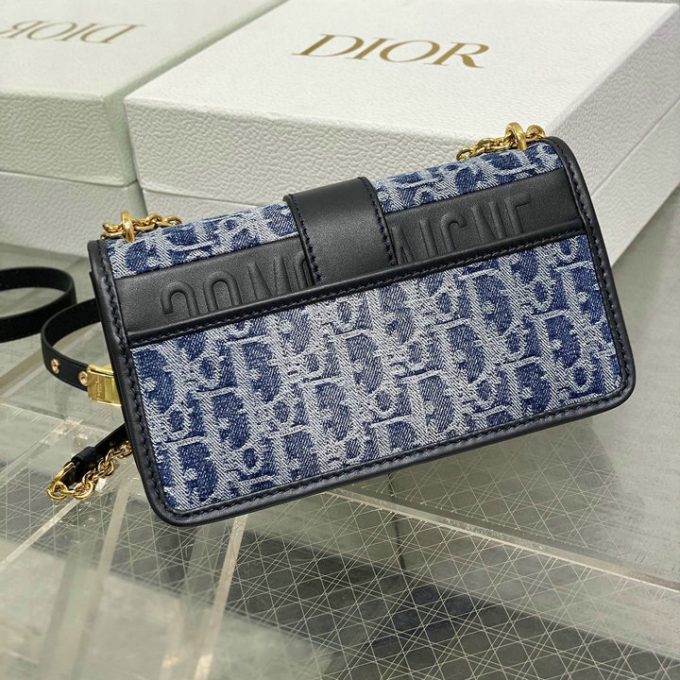 クリスチャンディオール 2025年 30 モンテーニュ イーストウエスト CHRISTIAN DIOR チェーンポーチ ショルダーバッグ オブリークジャカード レディース - 画像 (3)