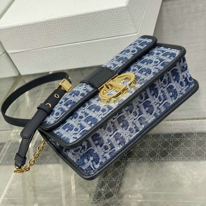 クリスチャンディオール 2025年 30 モンテーニュ イーストウエスト CHRISTIAN DIOR チェーンポーチ ショルダーバッグ オブリークジャカード レディース - 画像 (4)