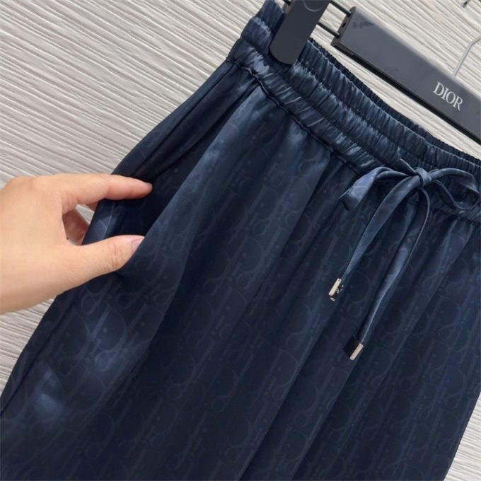 クリスチャンディオール スポーツパンツ 2025年 CHRISTIAN DIOR ドローストリング フレアパンツ おしゃれ レディース - 画像 (4)