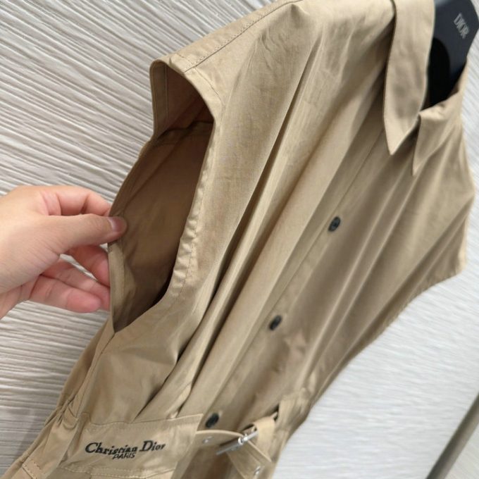 クリスチャンディオール ワンピース 2025年 CHRISTIAN DIOR ディオリビエラ ミディシャツドレス トワル ドゥ ジュイ パームズ - 画像 (8)