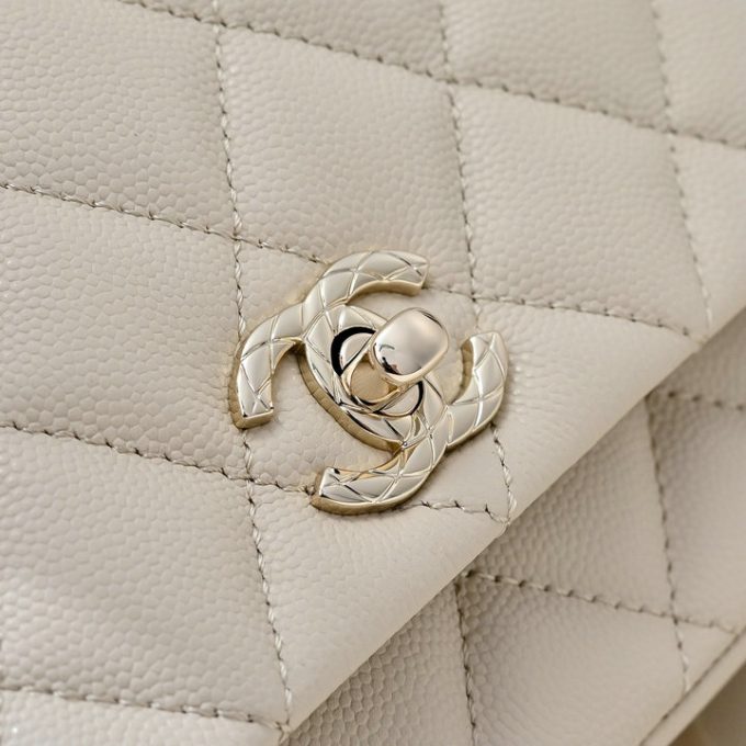 シャネル 2025年 ミニ トートバッグ CHANEL ハンドバッグ 2way ショルダーバッグ レディース キャビアスキン - 画像 (8)