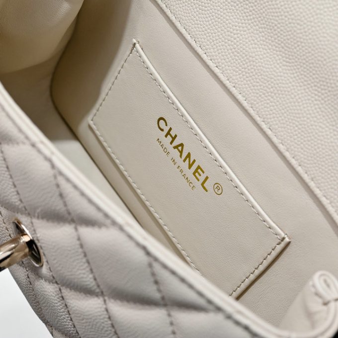 シャネル 2025年 ミニ トートバッグ CHANEL ハンドバッグ 2way ショルダーバッグ レディース キャビアスキン - 画像 (7)