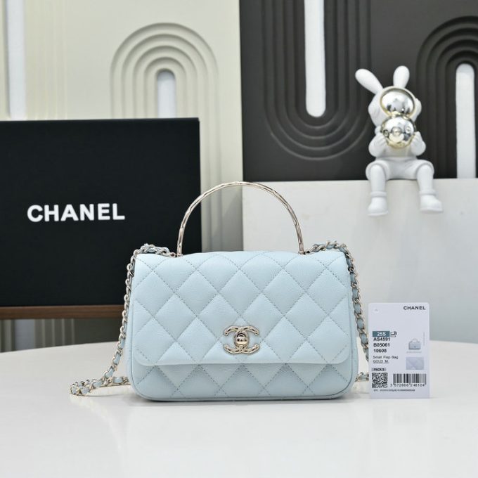シャネル 2025年 ミニ トートバッグ CHANEL ハンドバッグ 2way ショルダーバッグ レディース キャビアスキン