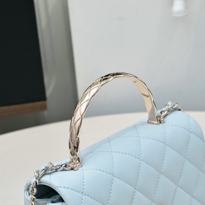 シャネル 2025年 ミニ トートバッグ CHANEL ハンドバッグ 2way ショルダーバッグ レディース キャビアスキン - 画像 (9)