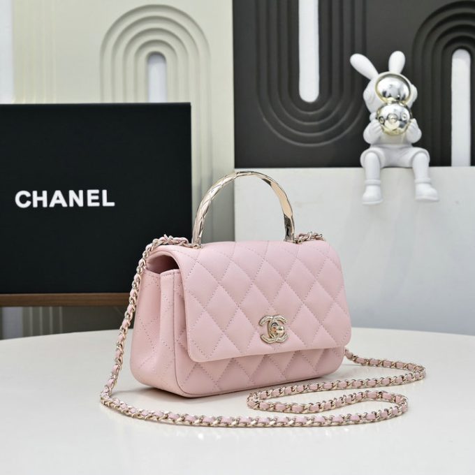 　	 シャネル 2025年 ミニ トートバッグ CHANEL ハンドバッグ 2way ショルダーバッグ レディース キャビアスキン - 画像 (2)