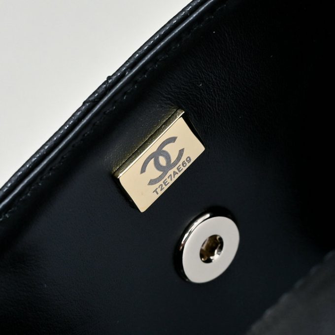 シャネル 2025年 ミニ トートバッグ CHANEL ハンドバッグ 2way ショルダーバッグ キャビアスキン ゴールド金具 レディース - 画像 (6)