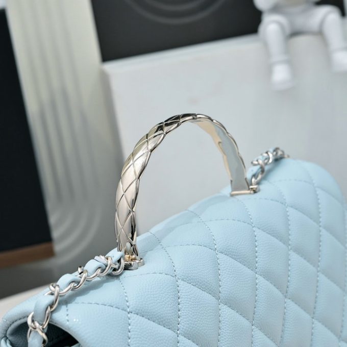 シャネル 2025年 スモール トートバッグ CHANEL ハンドバッグ 2way ショルダーバッグ レディース キャビアスキン - 画像 (9)