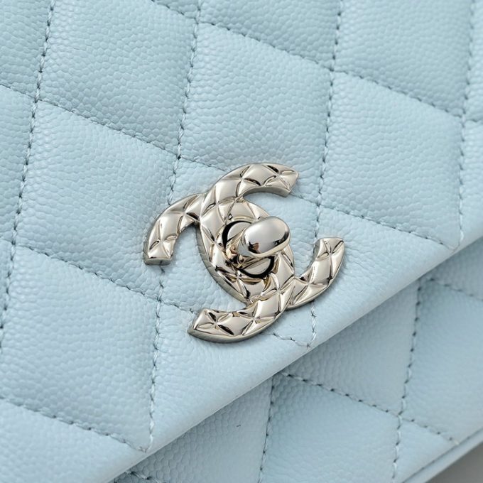 シャネル 2025年 スモール トートバッグ CHANEL ハンドバッグ 2way ショルダーバッグ レディース キャビアスキン - 画像 (8)