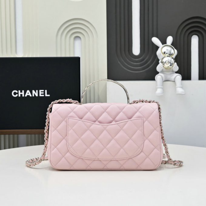 シャネル 2025年 スモール トートバッグ CHANEL ハンドバッグ 2way ショルダーバッグ レディース キャビアスキン - 画像 (3)