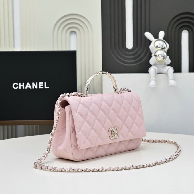 シャネル 2025年 スモール トートバッグ CHANEL ハンドバッグ 2way ショルダーバッグ レディース キャビアスキン - 画像 (2)