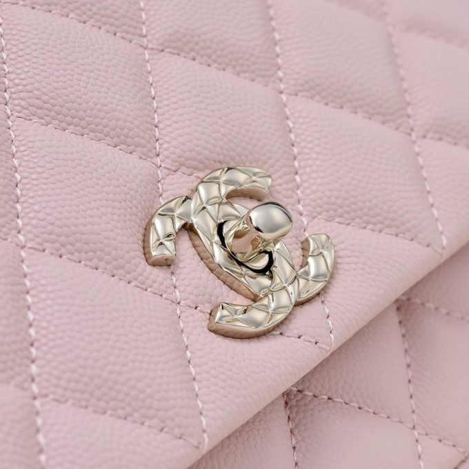 シャネル 2025年 スモール トートバッグ CHANEL ハンドバッグ 2way ショルダーバッグ レディース キャビアスキン - 画像 (8)