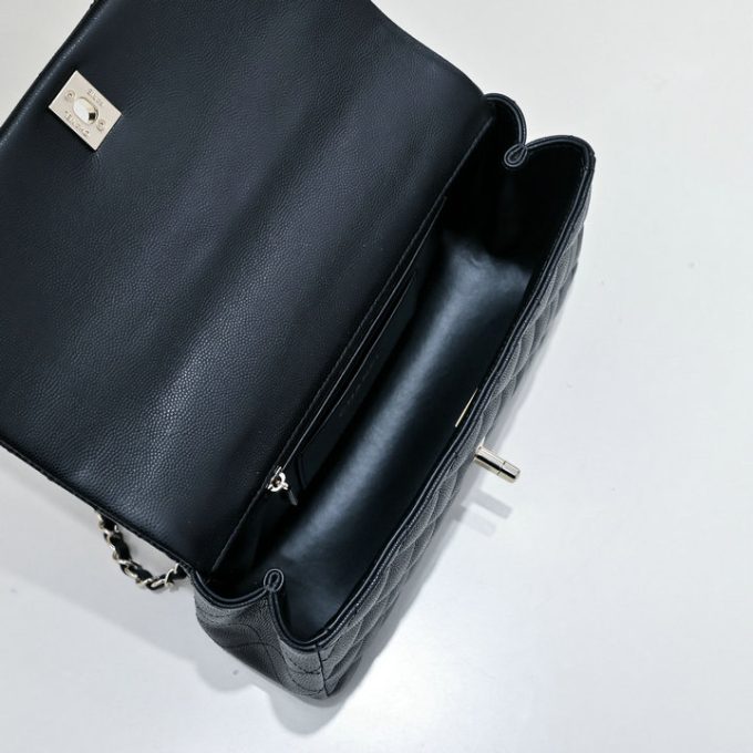 シャネル 2025年 スモール トートバッグ CHANEL ハンドバッグ 2way ショルダーバッグ レディース キャビアスキン - 画像 (5)