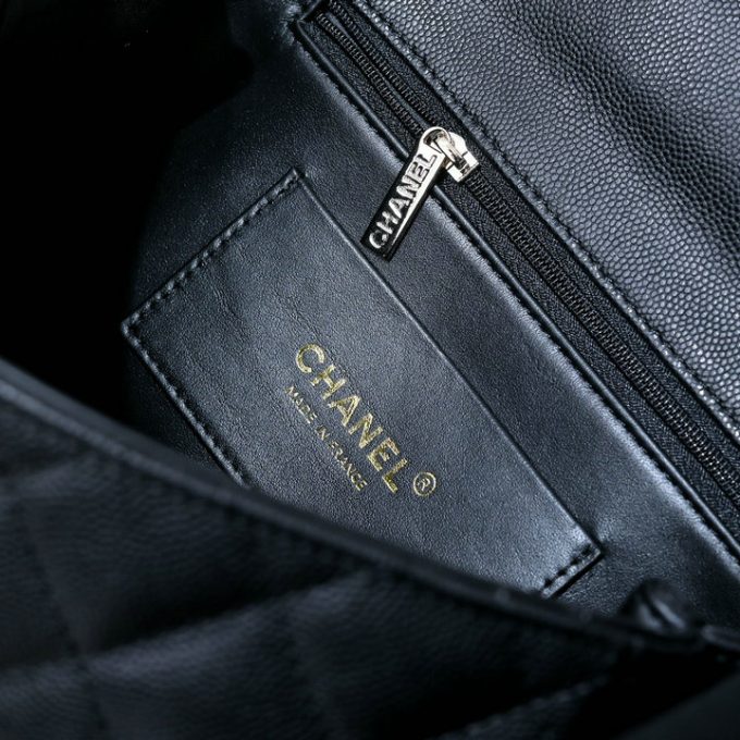 シャネル 2025年 スモール トートバッグ CHANEL ハンドバッグ 2way ショルダーバッグ レディース キャビアスキン - 画像 (7)