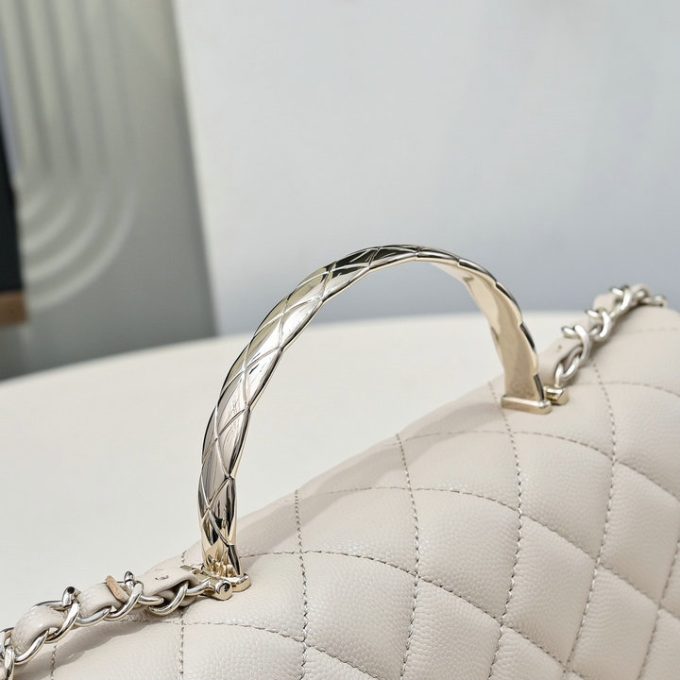 シャネル 2025年 スモール トートバッグ CHANEL ハンドバッグ 2way ショルダーバッグ レディース キャビアスキン - 画像 (9)