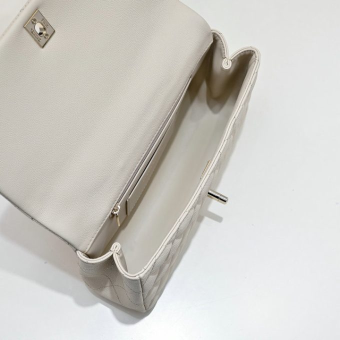 シャネル 2025年 スモール トートバッグ CHANEL ハンドバッグ 2way ショルダーバッグ レディース キャビアスキン - 画像 (5)