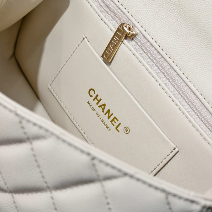 シャネル 2025年 スモール トートバッグ CHANEL ハンドバッグ 2way ショルダーバッグ レディース キャビアスキン - 画像 (7)