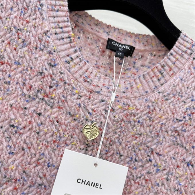 シャネル ノースリーブ セーター 2025年 CHANEL ニットベスト カシミヤ タンクトップ セーター クルーネック レディース - 画像 (8)
