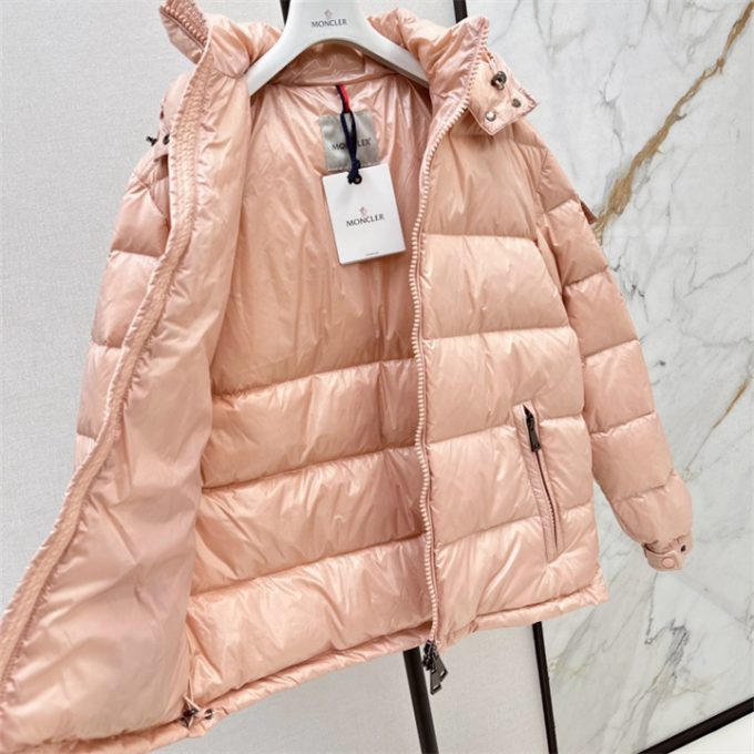 モンクレール ロングスリーブ ダウン 2025年 MONCLER フーディー ジップジャケット アウターコート レディース - 画像 (3)