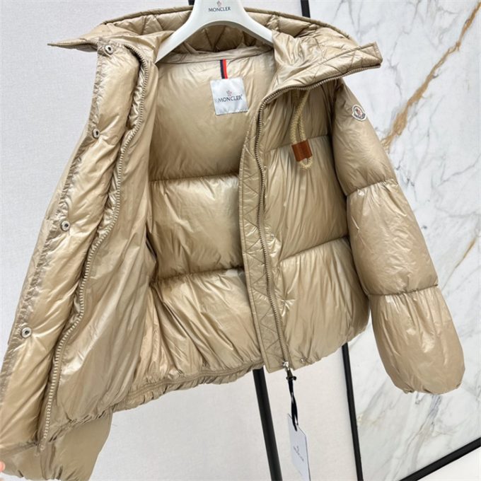 モンクレール ロングスリーブ ダウン 2025年 MONCLER フーディー ジップジャケット アウターコート レディース - 画像 (4)