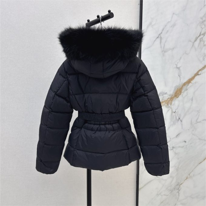 モンクレール ロングスリーブ ダウン 2025年 MONCLER フーディー ジップジャケット アウターコート レディース - 画像 (4)