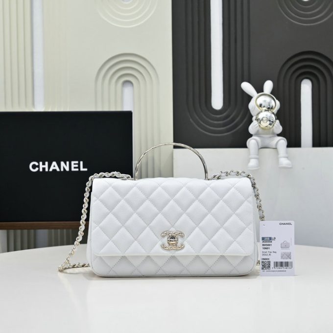 シャネル 2025年 スモール トートバッグ CHANEL ハンドバッグ 2way ショルダーバッグ レディース キャビアスキン