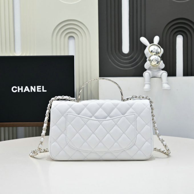 シャネル 2025年 スモール トートバッグ CHANEL ハンドバッグ 2way ショルダーバッグ レディース キャビアスキン - 画像 (3)