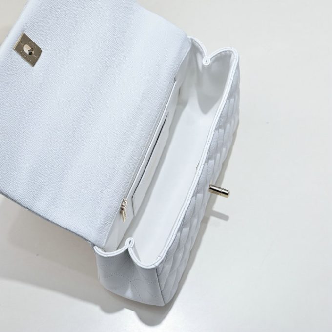シャネル 2025年 スモール トートバッグ CHANEL ハンドバッグ 2way ショルダーバッグ レディース キャビアスキン - 画像 (5)