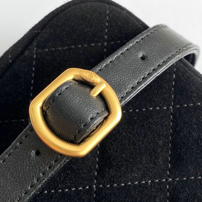 シャネル 2025年 スモール ショルダーバッグ CHANEL スマートフォンかばん スエード レディース - 画像 (8)