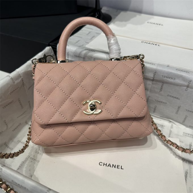 シャネル トップハンドルバッグ CHANEL ミニ トートバッグ ショルダーバッグ レディース - 画像 (2)