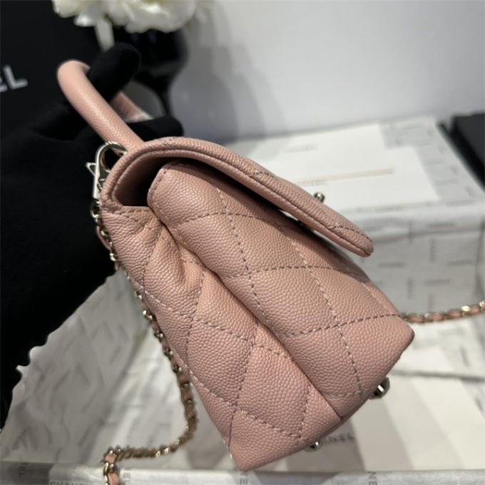シャネル トップハンドルバッグ CHANEL ミニ トートバッグ ショルダーバッグ レディース - 画像 (3)