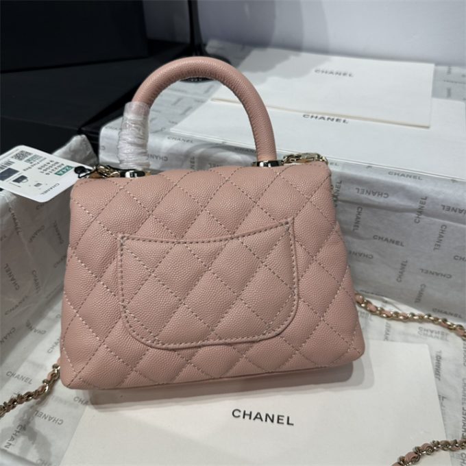 シャネル トップハンドルバッグ CHANEL ミニ トートバッグ ショルダーバッグ レディース - 画像 (4)