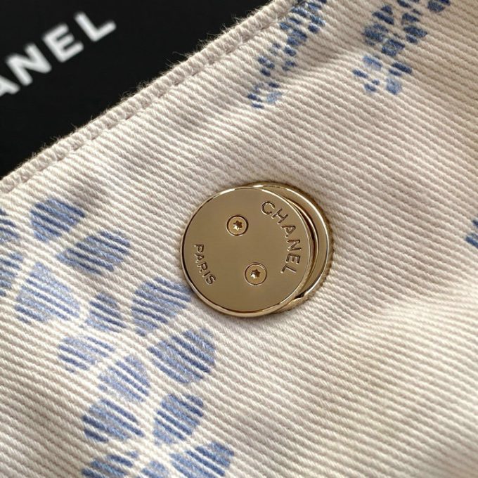 シャネル 2025年 ミディアム ハンドバッグ CHANEL ショルダーバッグ サンドバッグ キャンパス レディース - 画像 (7)