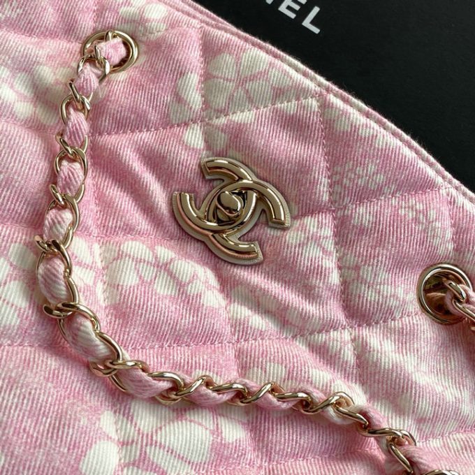 シャネル 2025年 ミディアム ハンドバッグ CHANEL ショルダーバッグ サンドバッグ キャンパス レディース - 画像 (7)