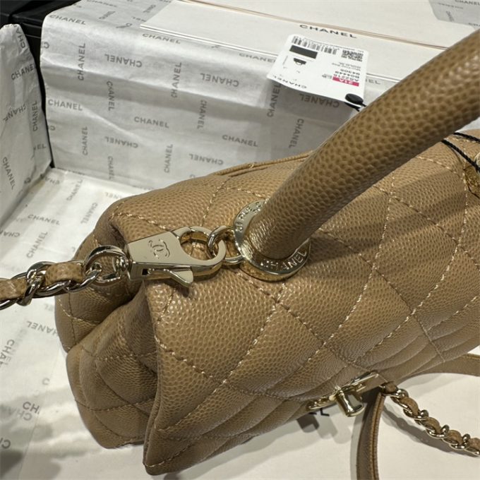 シャネル トップハンドルバッグ CHANEL ミニ トートバッグ ショルダーバッグ レディース - 画像 (9)