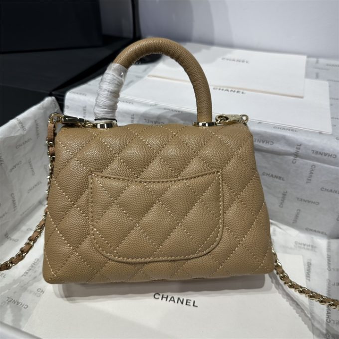シャネル トップハンドルバッグ CHANEL ミニ トートバッグ ショルダーバッグ レディース - 画像 (4)