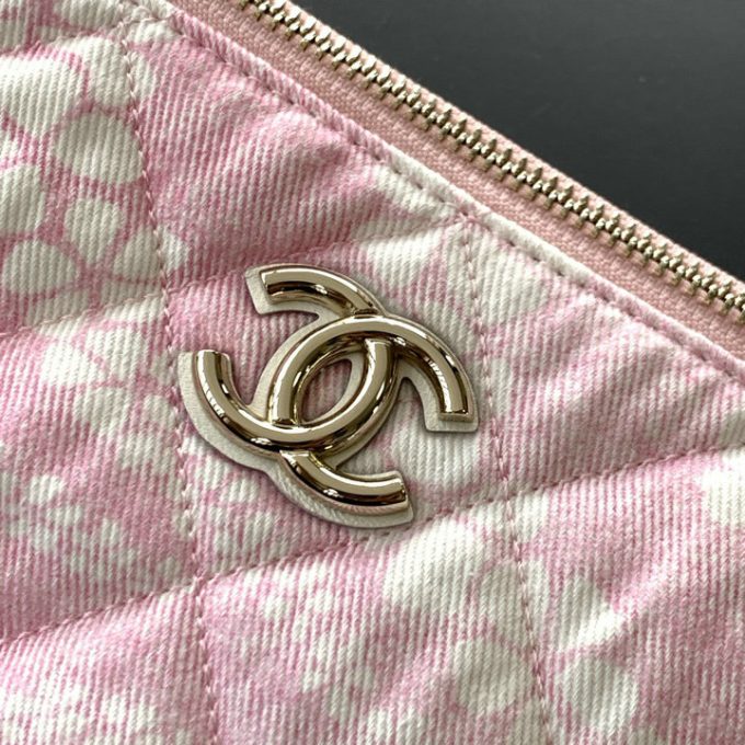 シャネル 2025年 スモール チェーンポーチ CHANEL ショルダーバッグ サンドバッグ キャンパス レディース - 画像 (9)