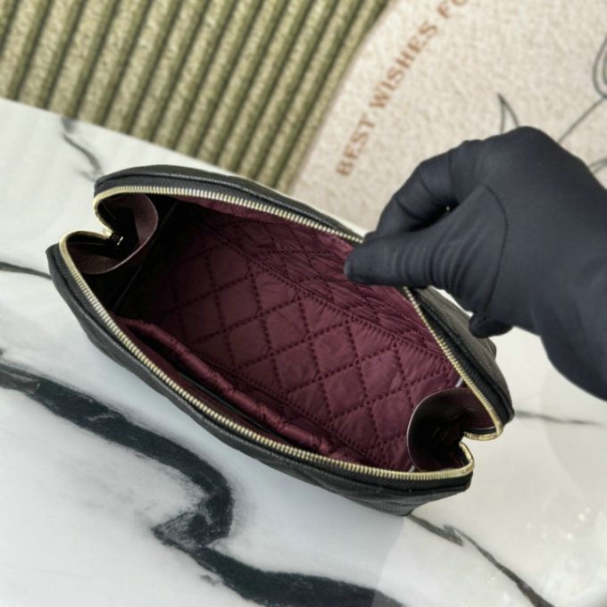 シャネル ヴァニティーケース 2025年 化粧かばん CHANEL クラッチバッグ 手持ちかばん  キャビアスキン - 画像 (6)