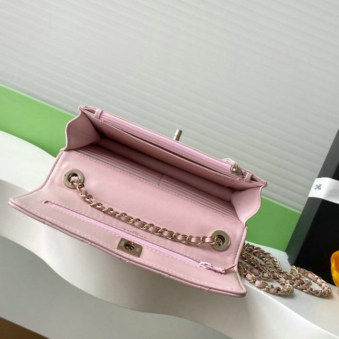シャネル 2025年 WOC トップハンドルバッグ CHANEL トートバッグ 2way ショルダーバッグ レディース ゴールド金具 - 画像 (6)