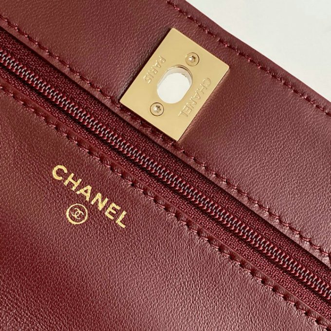 シャネル 2025年 WOC トップハンドルバッグ CHANEL トートバッグ 2way ショルダーバッグ レディース ゴールド金具 - 画像 (6)