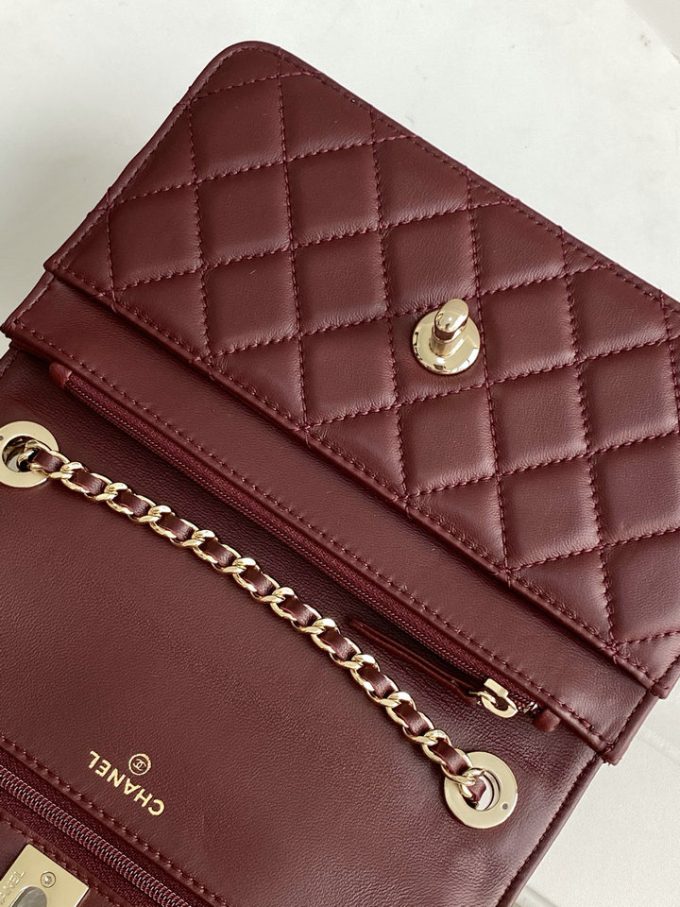 シャネル 2025年 WOC トップハンドルバッグ CHANEL トートバッグ 2way ショルダーバッグ レディース ゴールド金具 - 画像 (8)