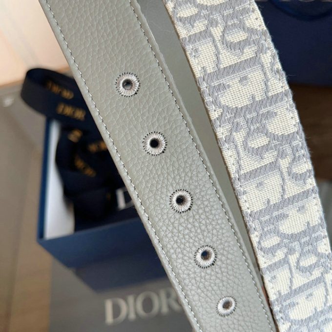 クリスチャンディオール 2025年 30 モンテーニュ CHRISTIAN DIOR リバーシブル ベルト 幅35mm レザー - 画像 (6)