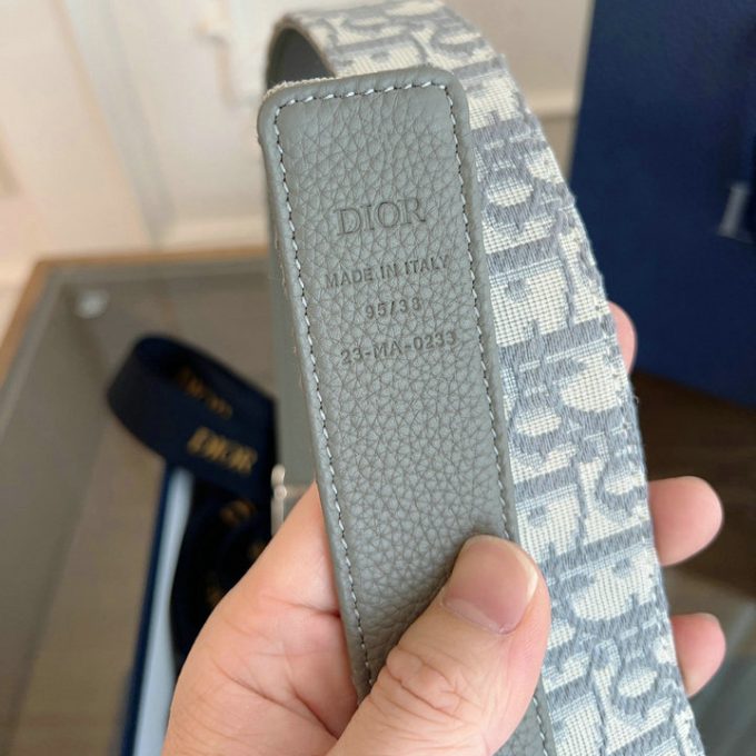 クリスチャンディオール 2025年 30 モンテーニュ CHRISTIAN DIOR リバーシブル ベルト 幅35mm レザー - 画像 (11)